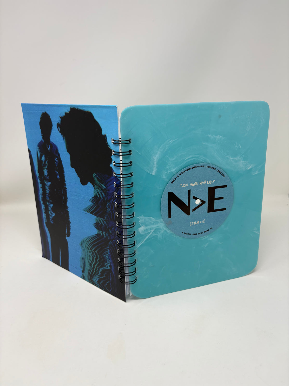 Repurposed Vinyl Lp Spiral Notebook