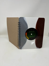Repurposed Vinyl Lp Spiral Notebook