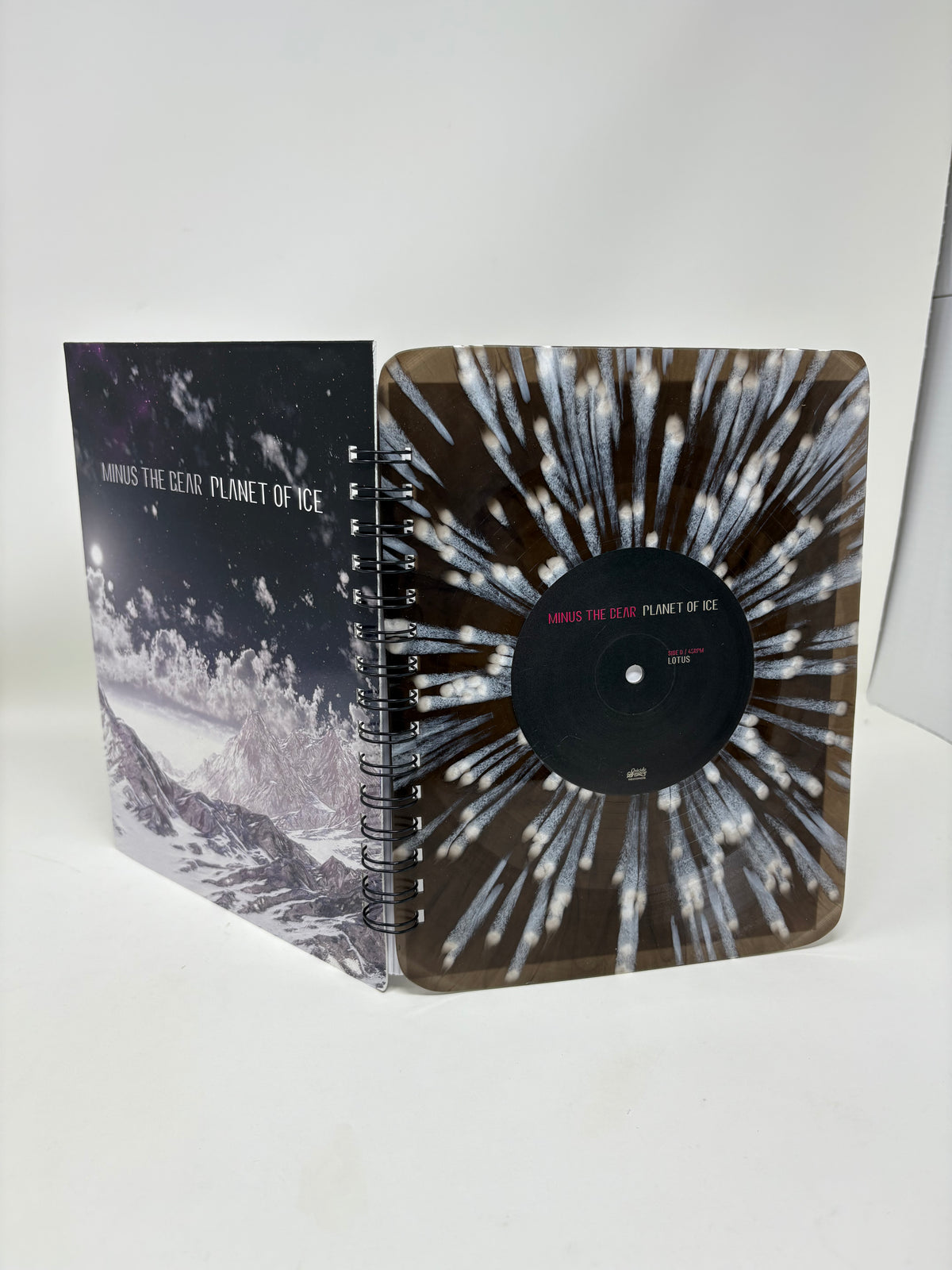 Repurposed Vinyl Lp Spiral Notebook