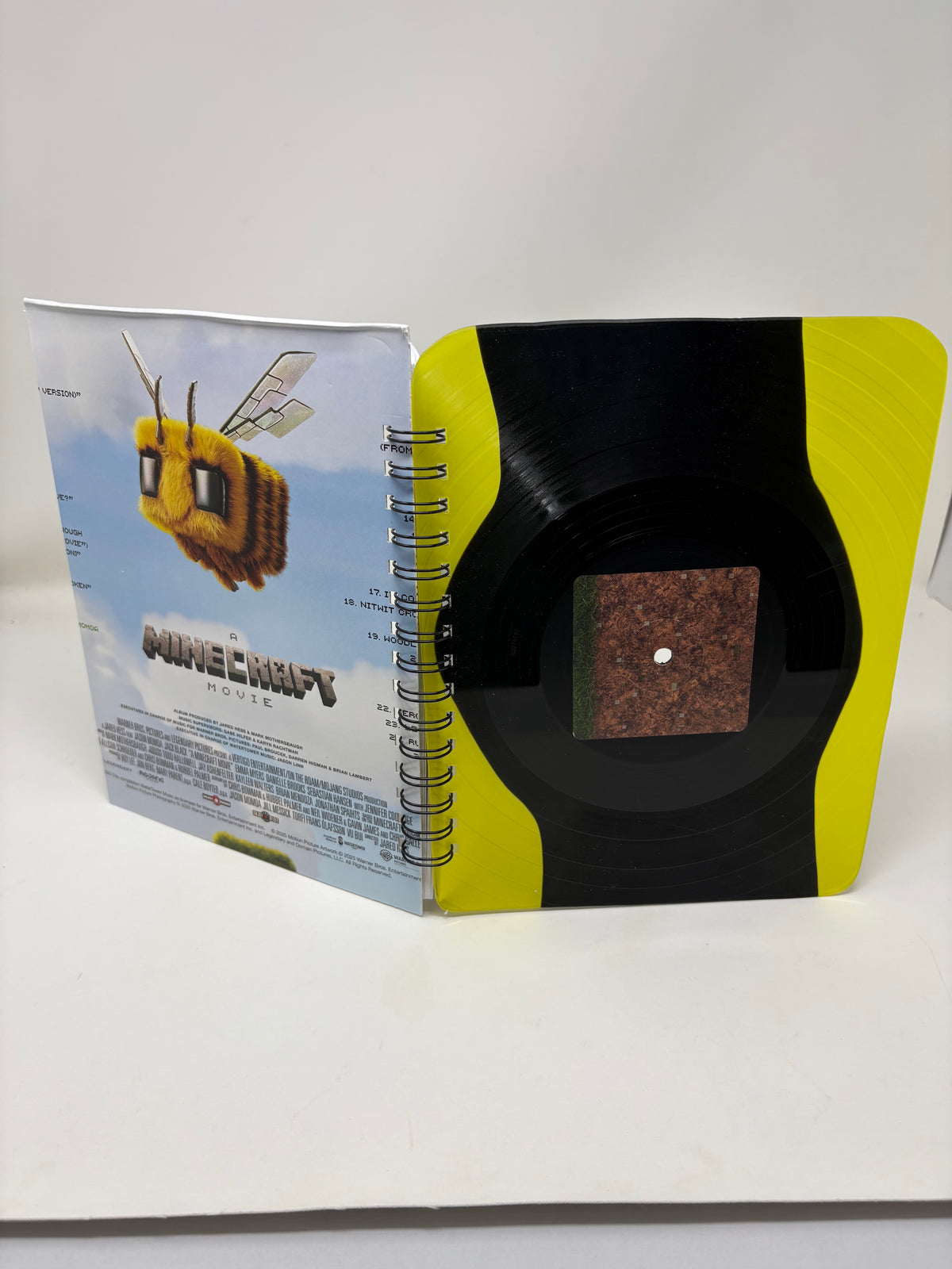 Repurposed Vinyl Lp Spiral Notebook