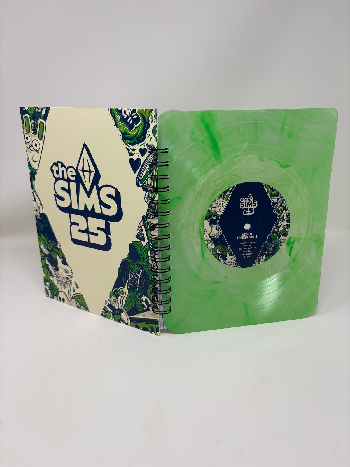 Repurposed Vinyl Lp Spiral Notebook