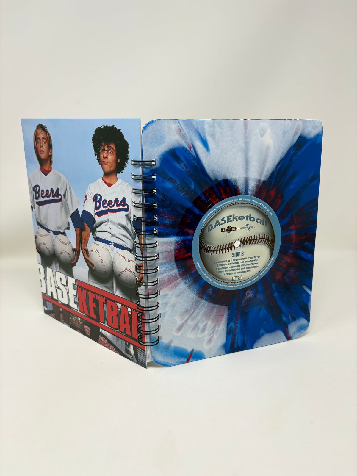 Repurposed Vinyl Lp Spiral Notebook