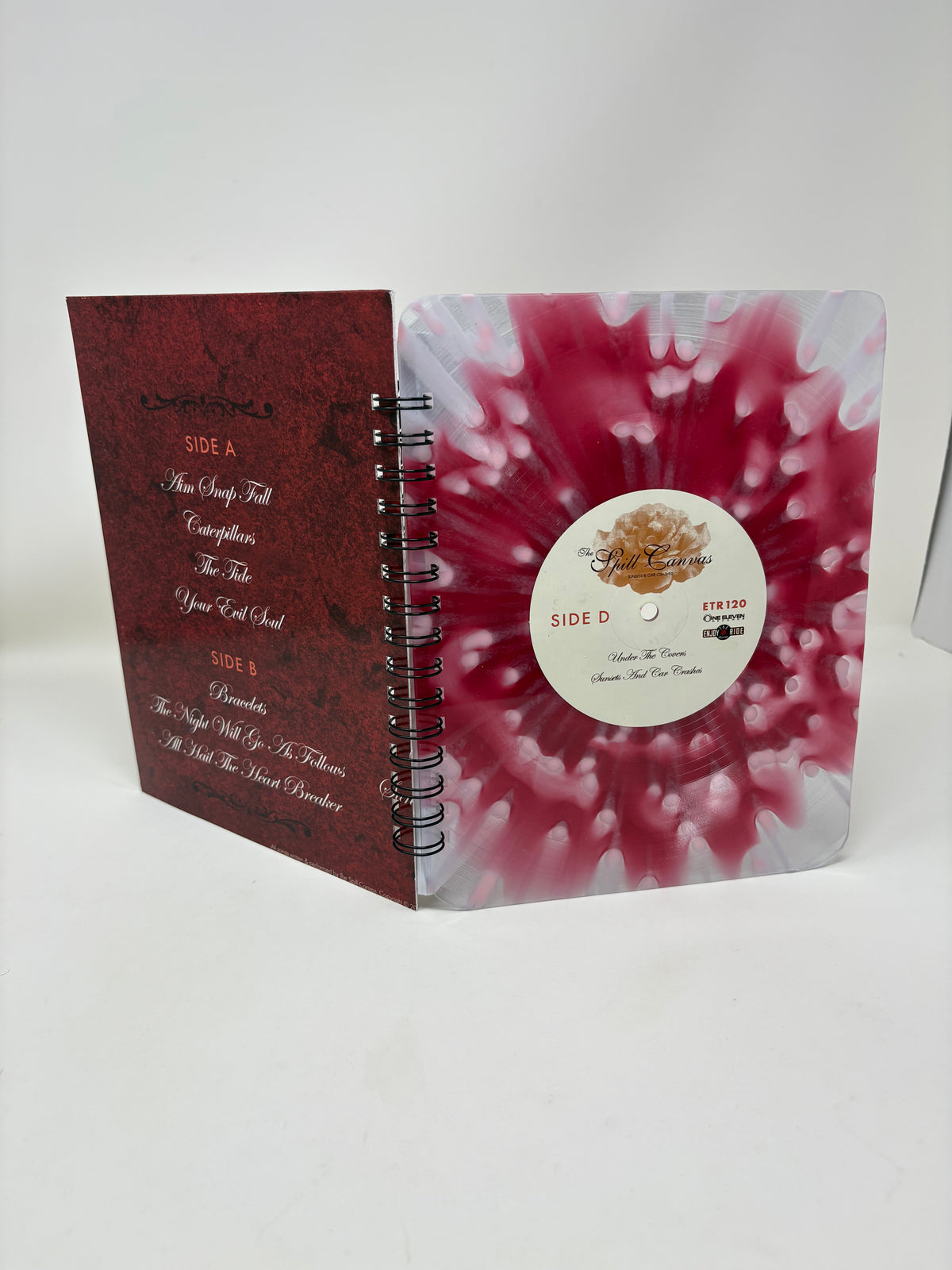 Repurposed Vinyl Lp Spiral Notebook