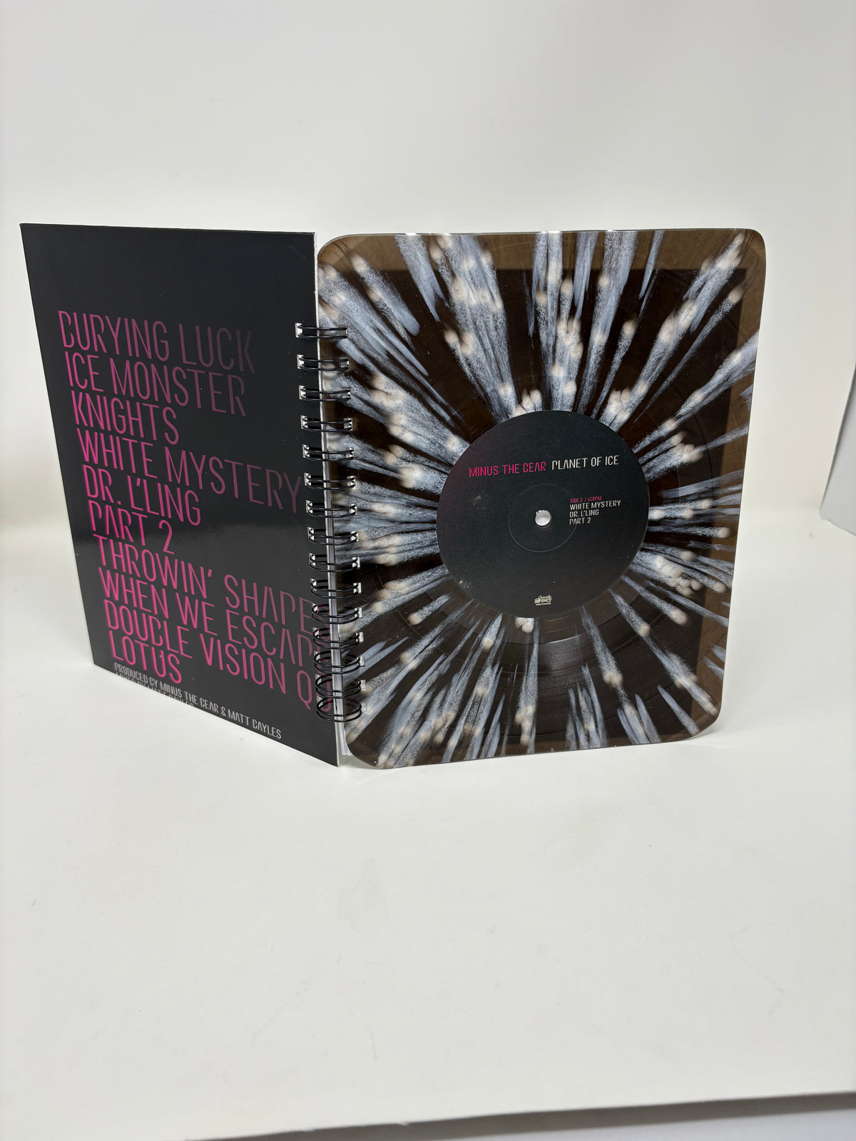 Repurposed Vinyl Lp Spiral Notebook