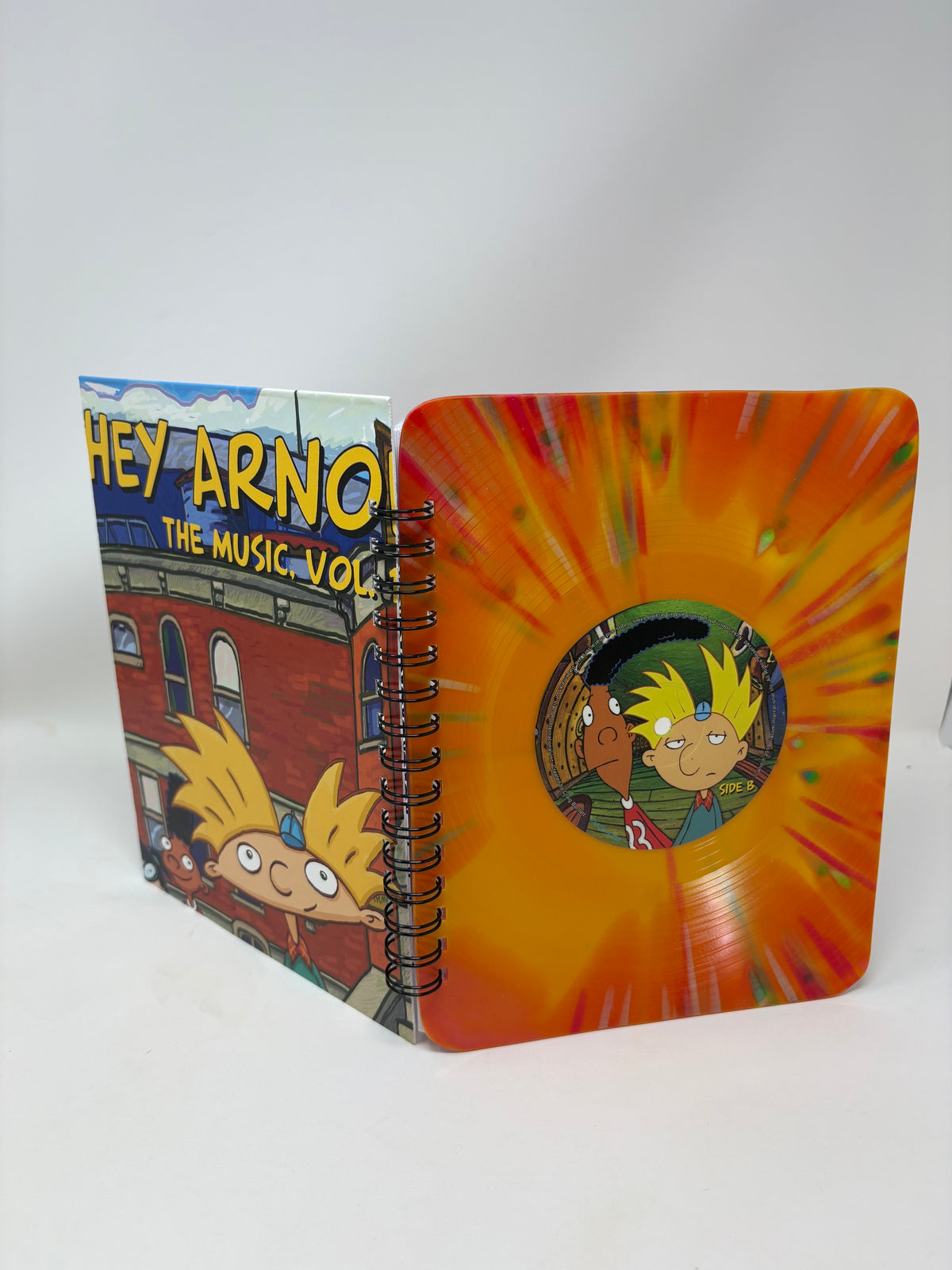 Repurposed Vinyl LP Spiral Notebook