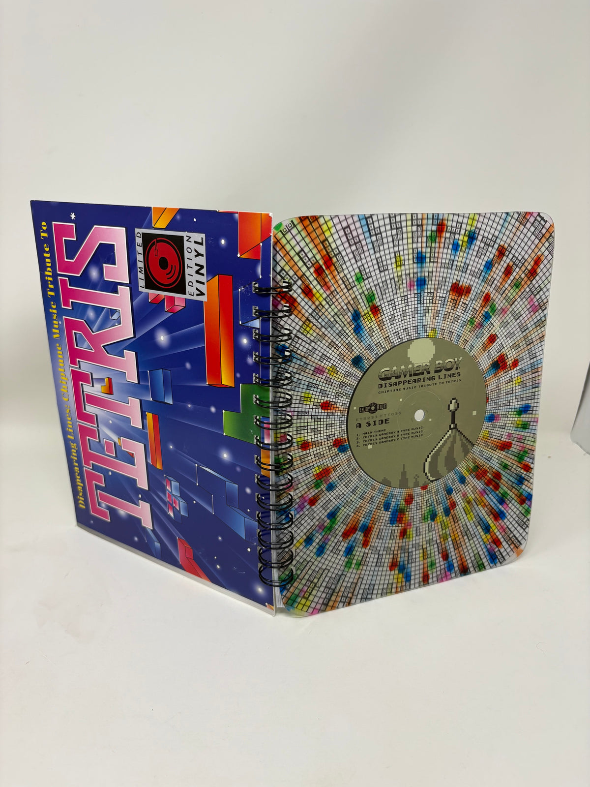 Repurposed Vinyl LP Spiral Notebook