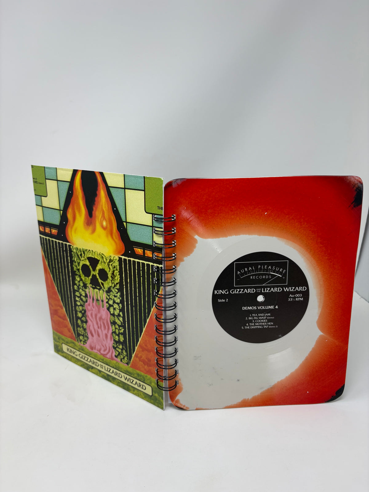 Repurposed Vinyl LP Spiral Notebook