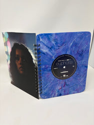 Repurposed Vinyl LP Spiral Notebook
