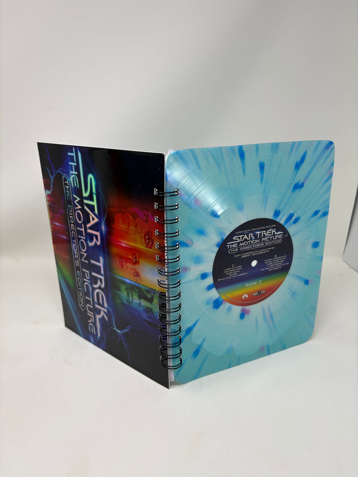 Repurposed Vinyl LP Spiral Notebook