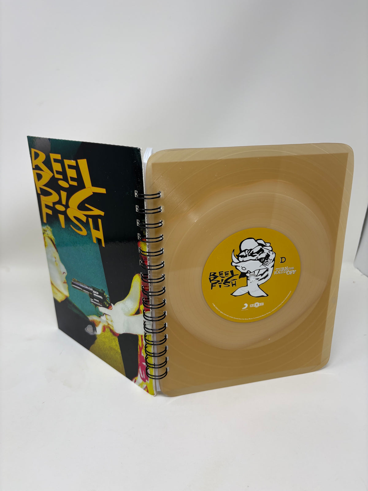 Repurposed Vinyl LP Spiral Notebook