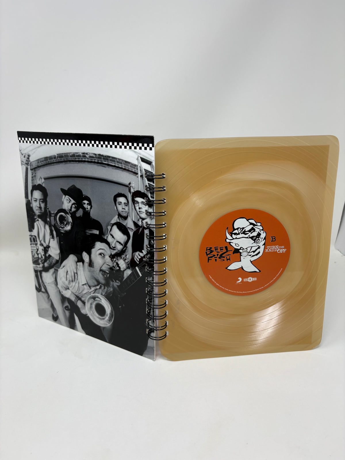 Repurposed Vinyl LP Spiral Notebook