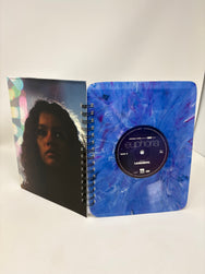 Repurposed Vinyl LP Spiral Notebook