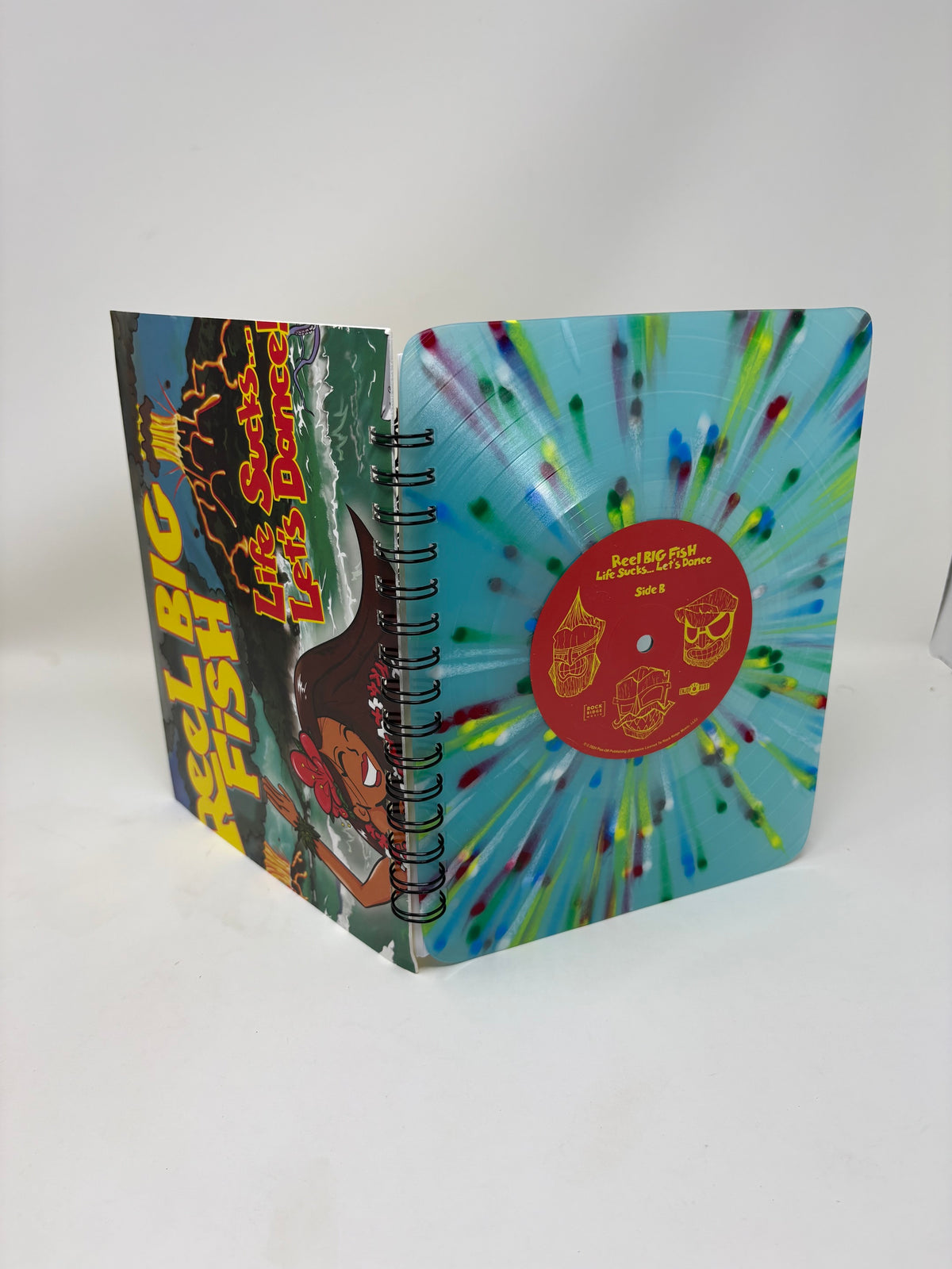 Repurposed Vinyl LP Spiral Notebook