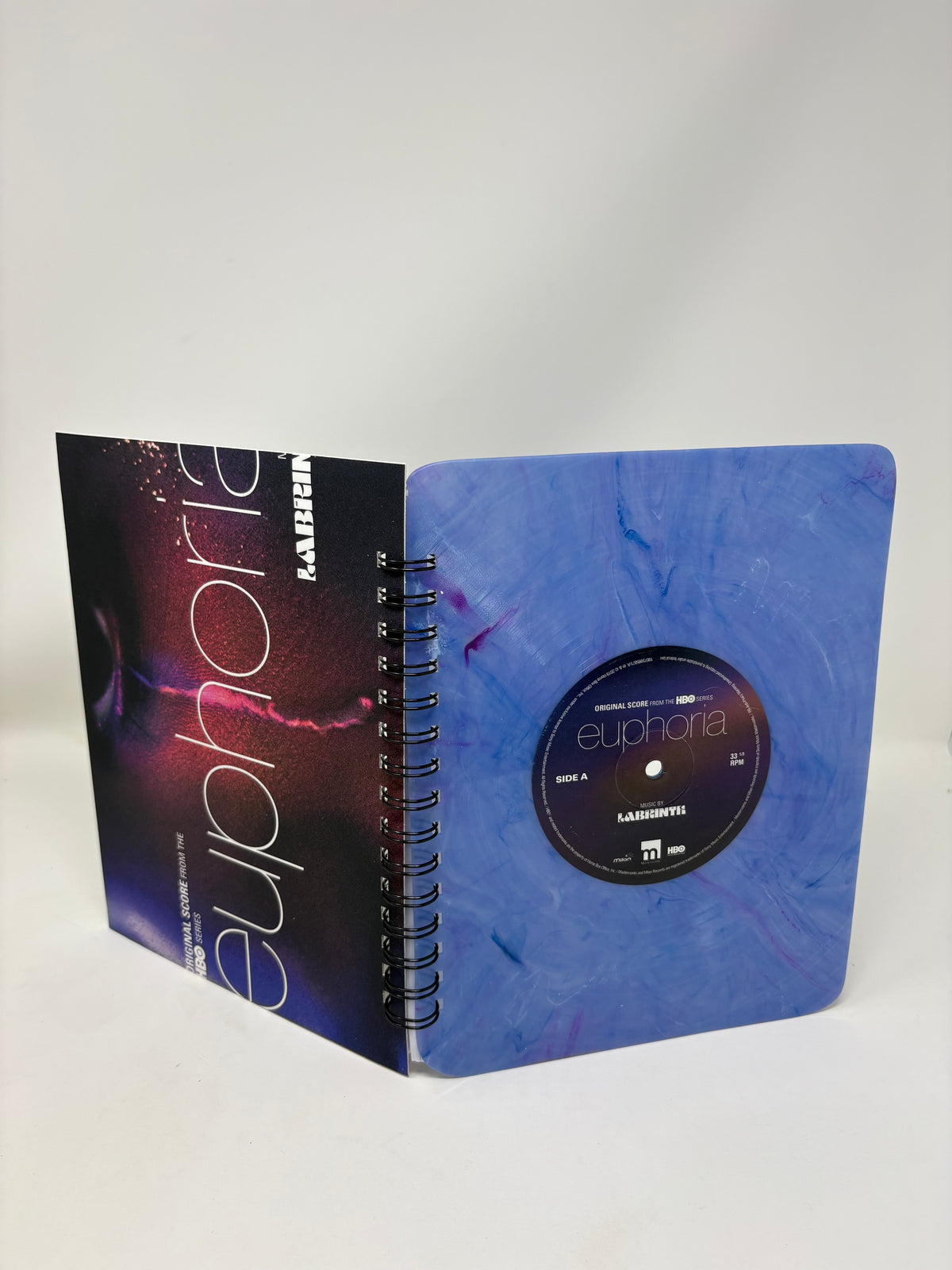 Repurposed Vinyl LP Spiral Notebook