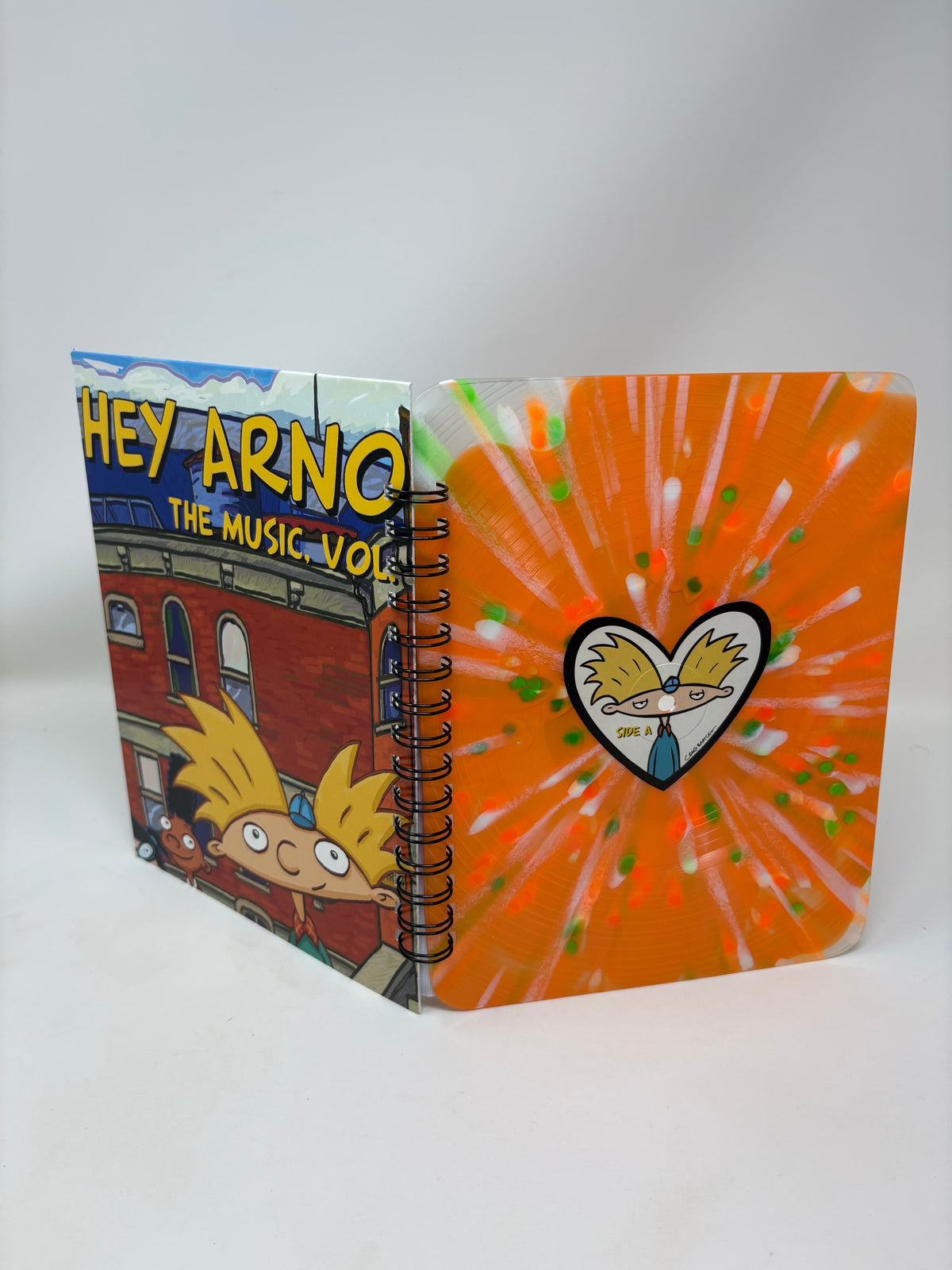 Repurposed Vinyl LP Spiral Notebook