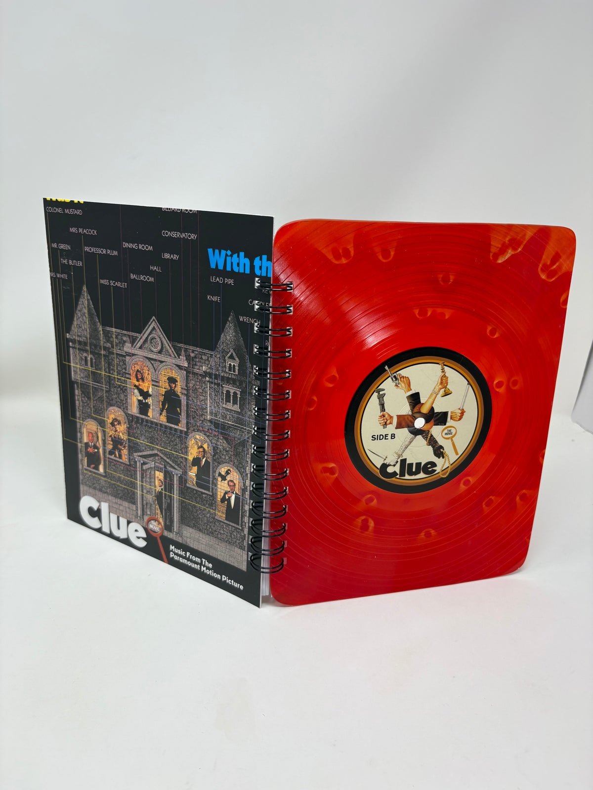 Repurposed Vinyl LP Spiral Notebook