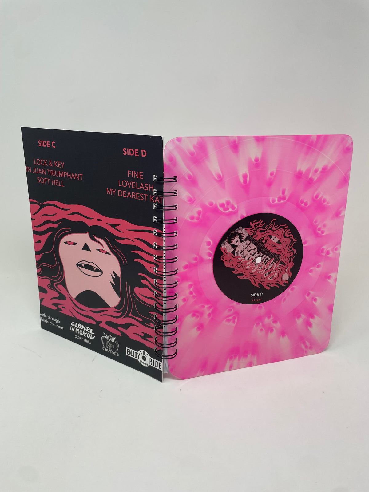 Repurposed Vinyl Lp Spiral Notebook