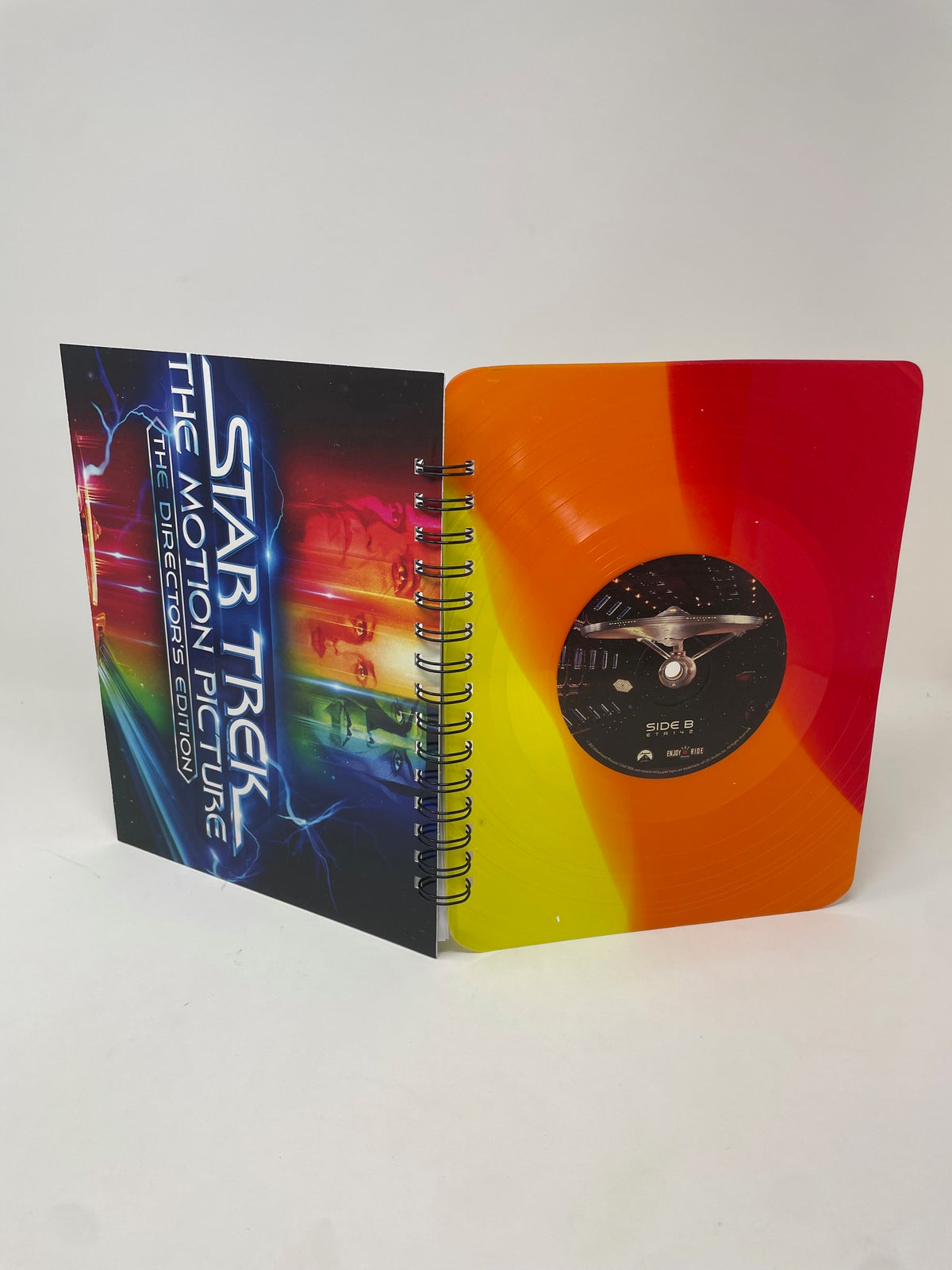 Repurposed Vinyl Lp Spiral Notebook