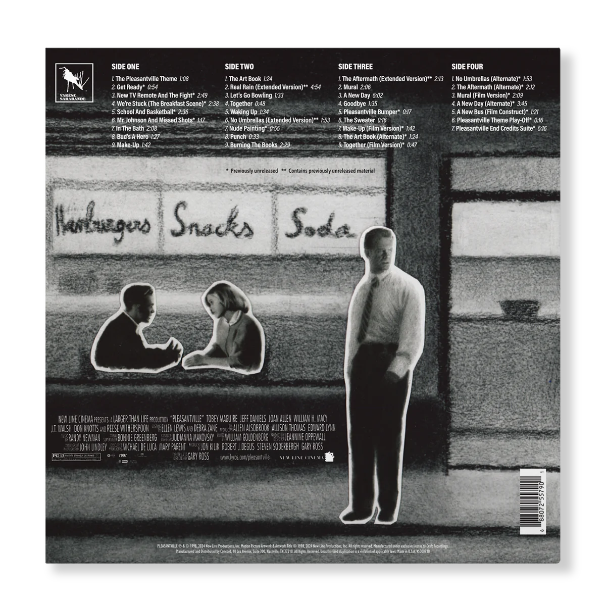 Pleasantville Original Motion Picture Score (Deluxe Edition 2xLP) - Randy Newman