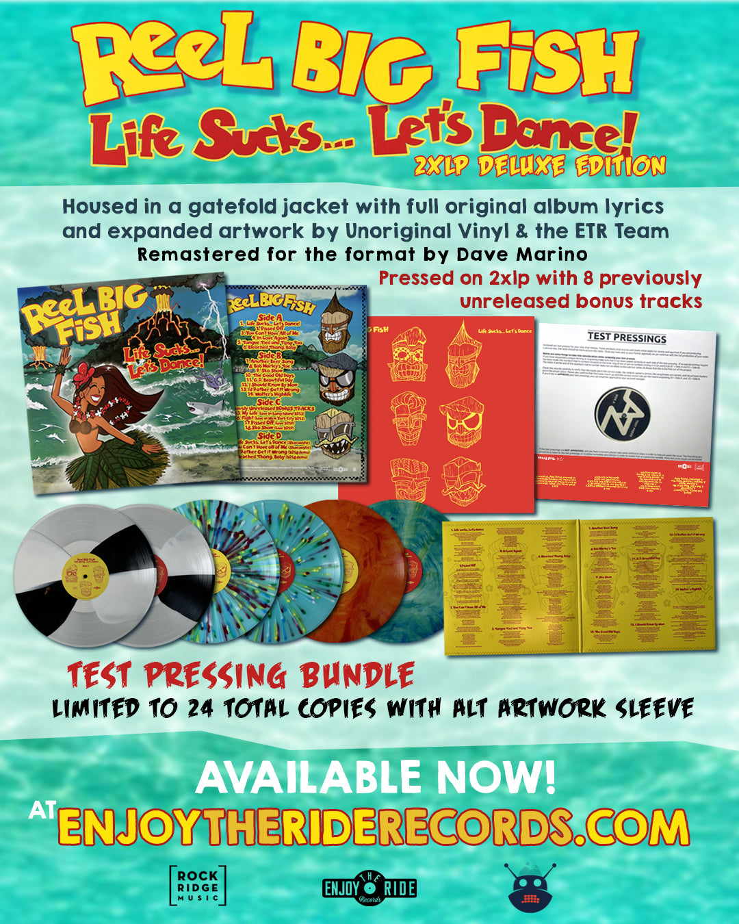 Reel Big Fish- Life Sucks, Let's Dance!  [2xLP Deluxe Edition] (ETR205)