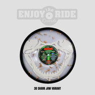 Glow In The Dark 3D Printed REAL Shark Tooth FILLED Vinyl for Songs from Sharknado PRE ORDER