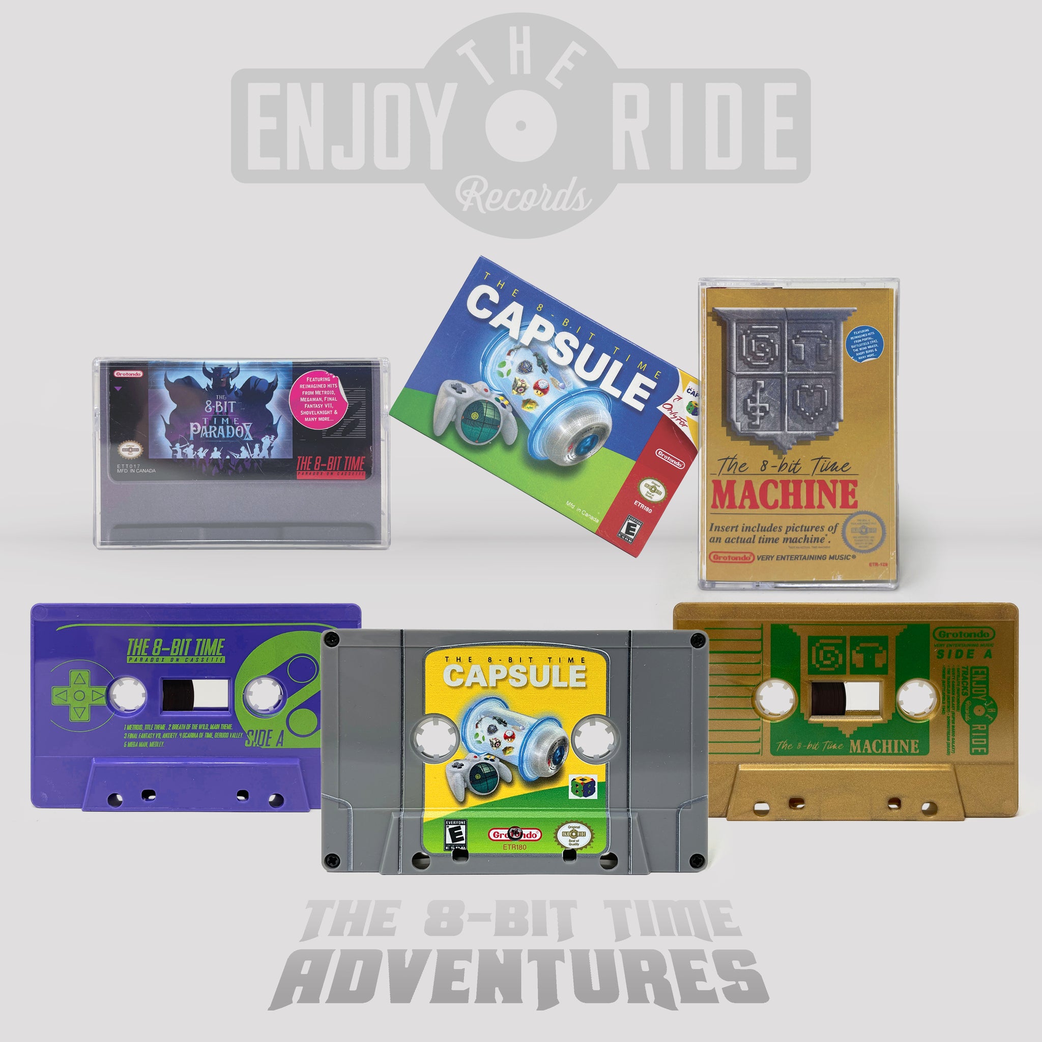 8 Bit Ride The 8-bit Time Adventures - Collectors Bundle 2023 | Enjoy The Ride Records