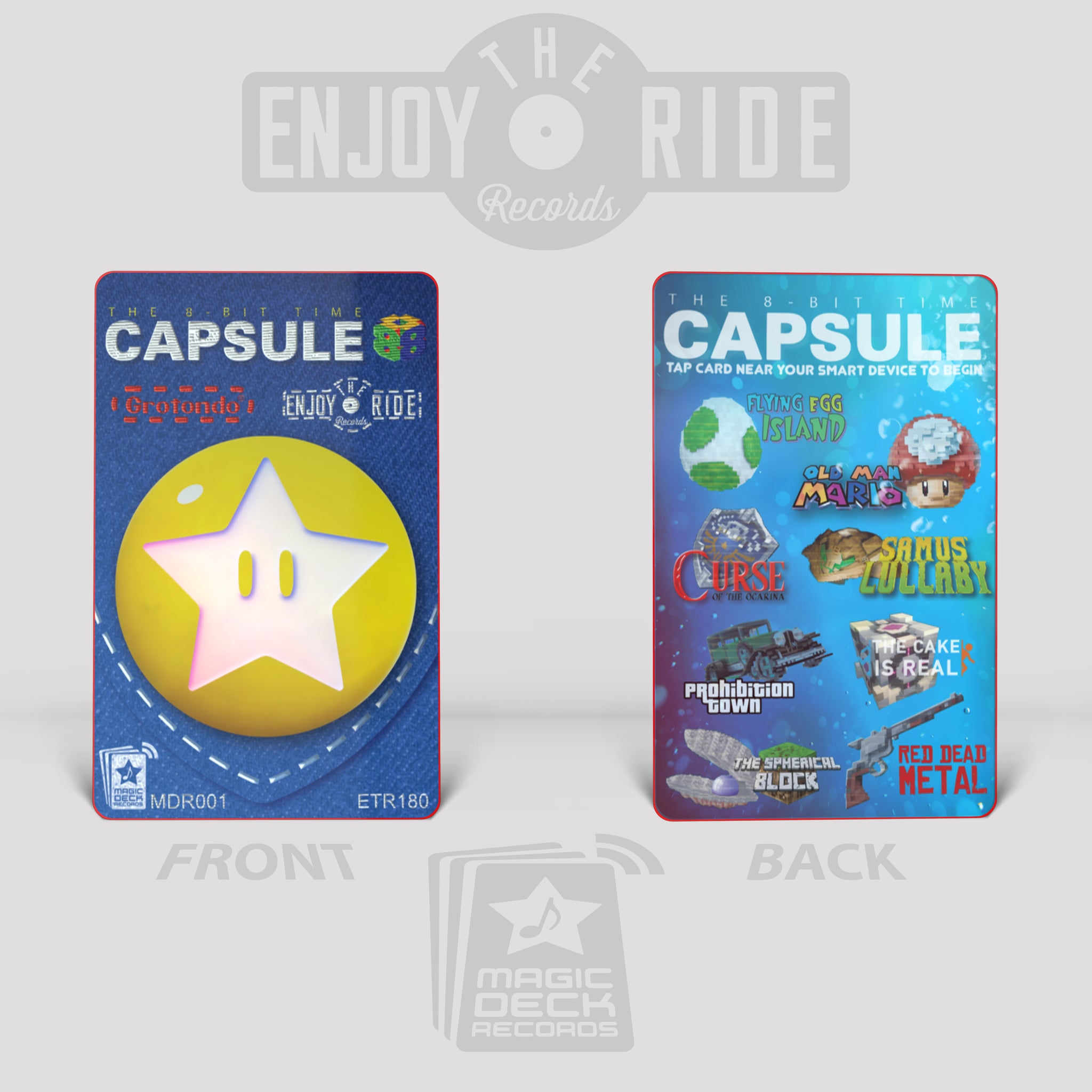 The 8 bit Time Capsule Magic Deck Records Card Enjoy The Ride Records the-8-bit-time-capsule-magic-deck-records-card-enjoy-the-ride-records