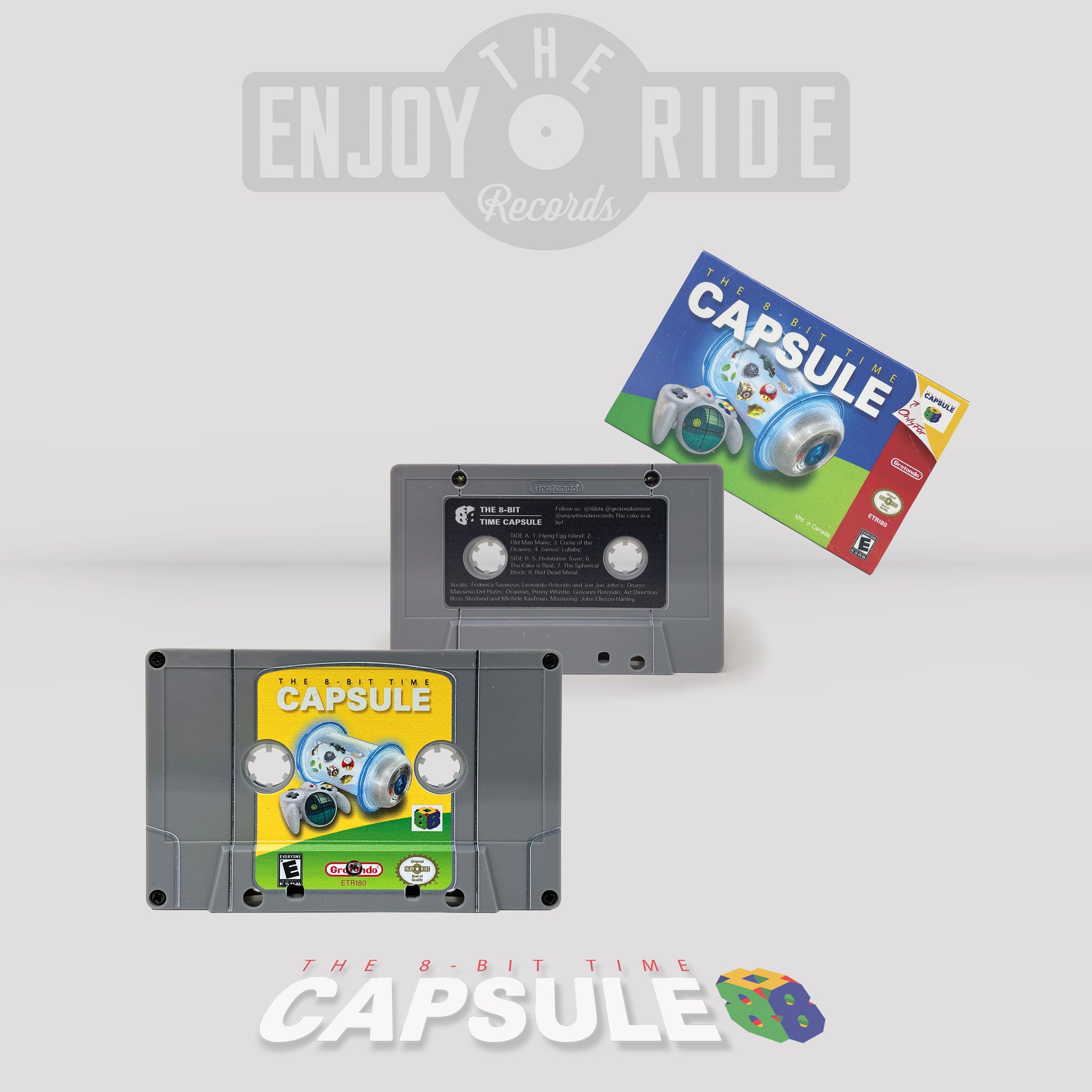 The 8-bit Time Capsule Cassette Tape (ETR180C) | Enjoy The Ride Records