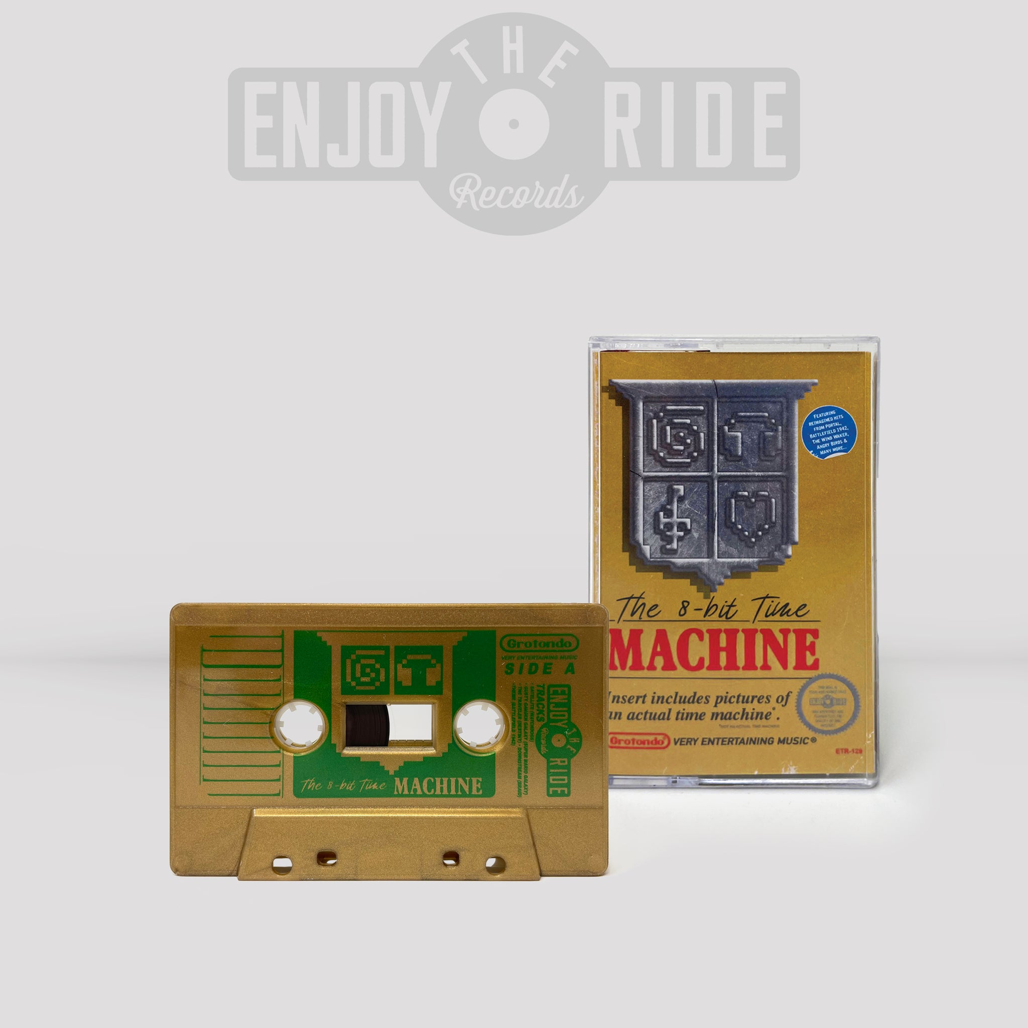 The 8 Bit Time Machine CASSETTE ETR129 Enjoy The Ride Records the-8-bit-time-machine-cassette-etr129-enjoy-the-ride-records