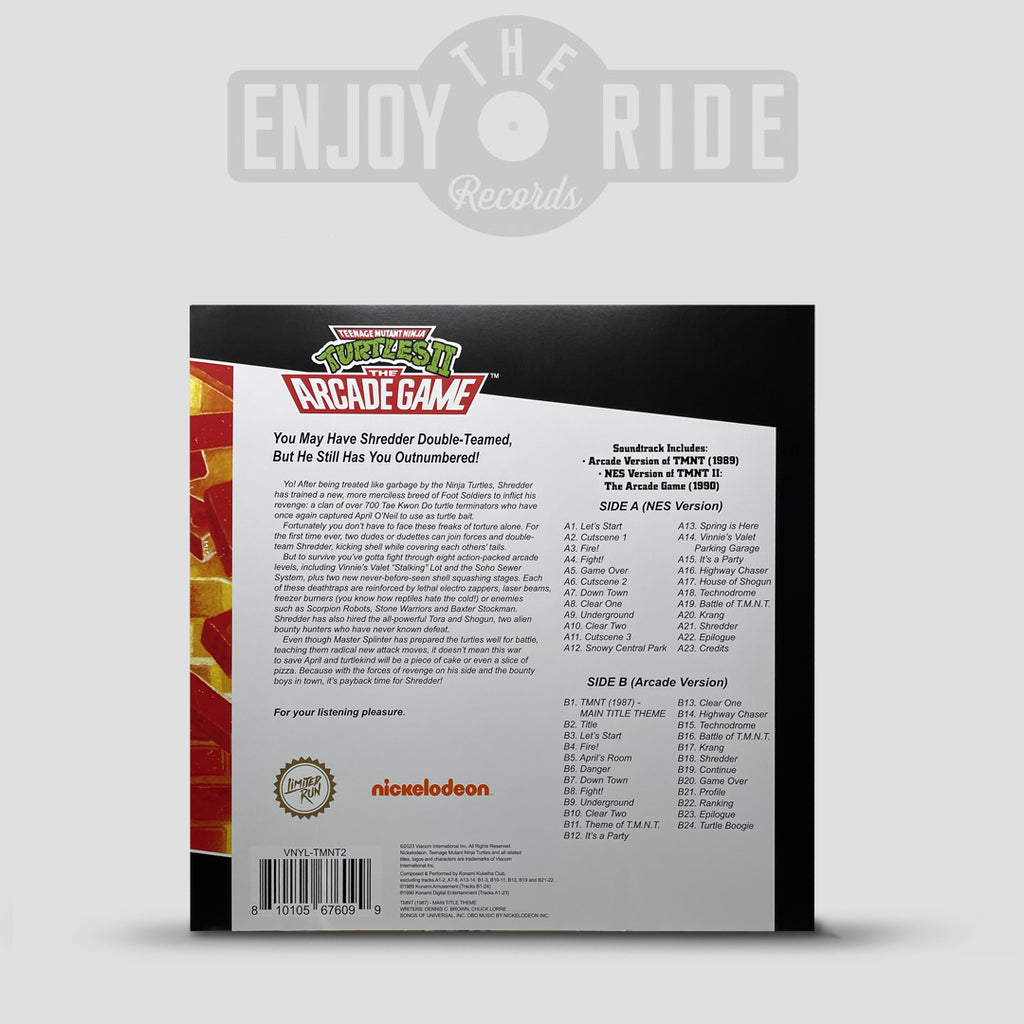 Teenage Mutant Ninja Turtles II: The Arcade Game Vinyl Soundtrack {2nd ...