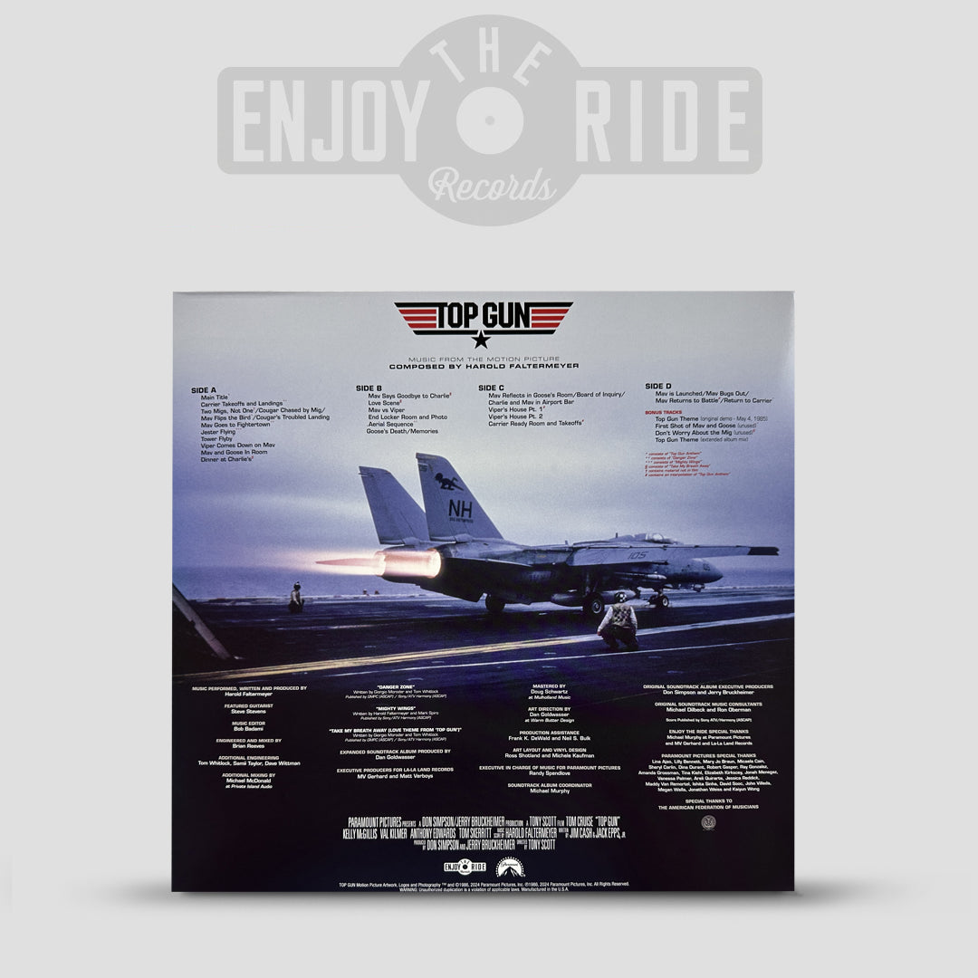 Top Gun {Music From The Motion Picture} by Harold Faltermeyer (ETR222 ...