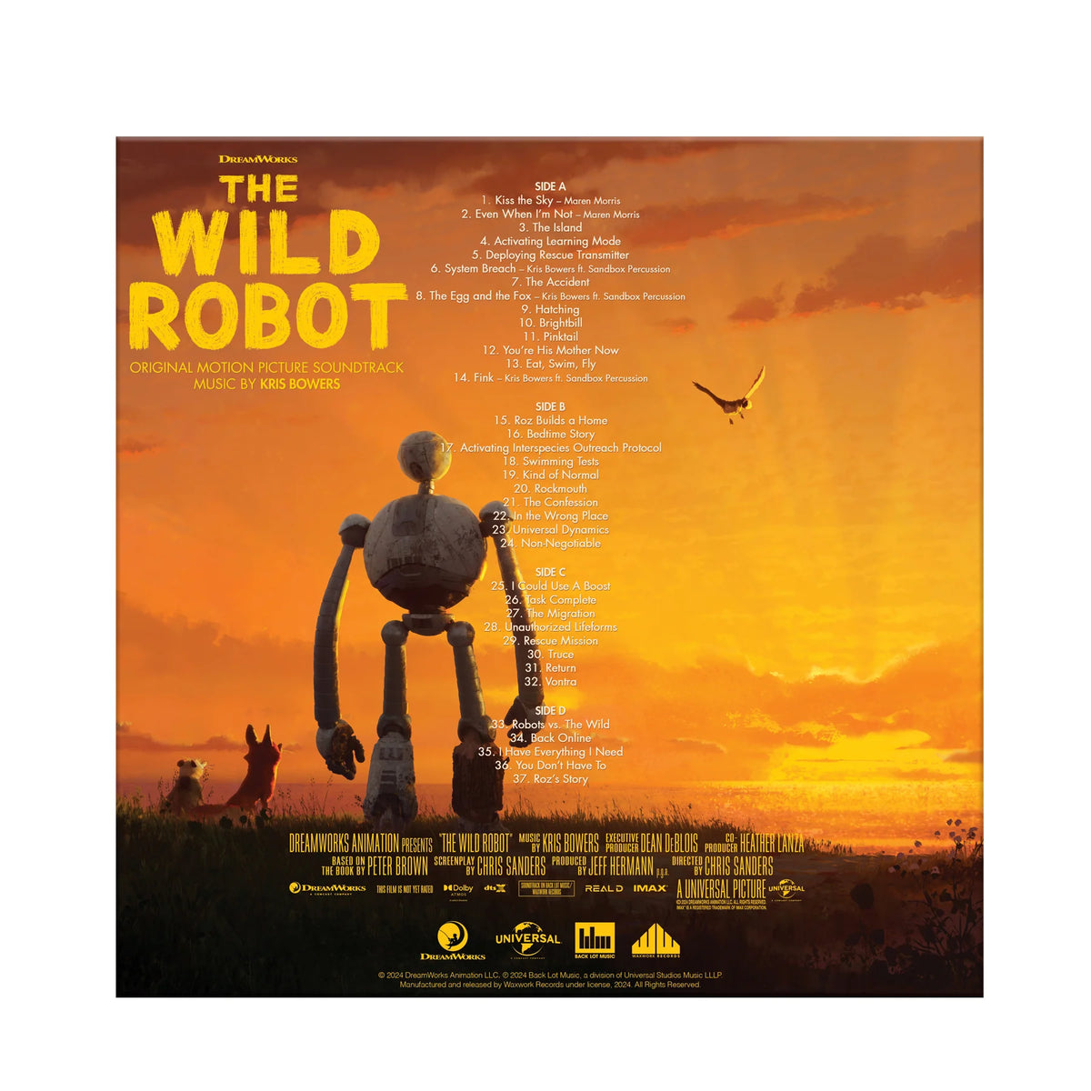 The Wild Robot Original Motion Picture Soundtrack 2xLP (Distro Title)