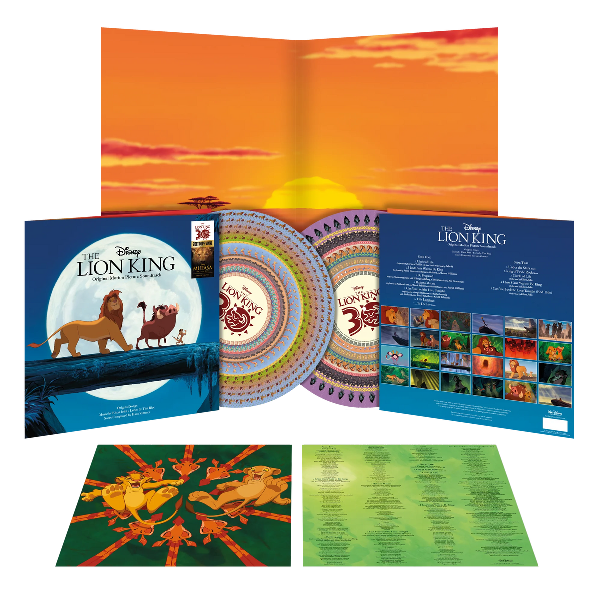 The Lion King (30th Anniversary) Zoetrope Picture Disc