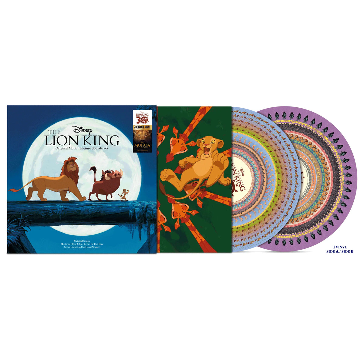 The Lion King (30th Anniversary) Zoetrope Picture Disc