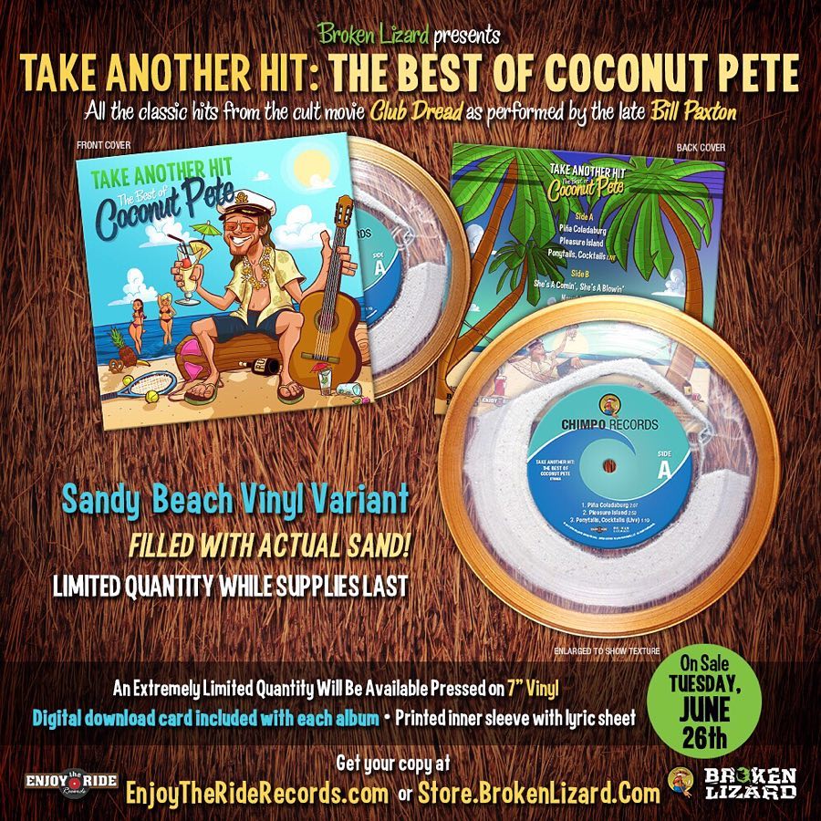 The Best of Coconut Pete: Take Another Hit 7" SAND FILLED VINYL (ETR065)