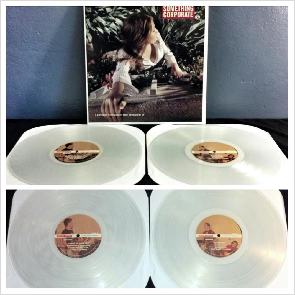 SOMETHING CORPORATE - LEAVING THROUGH THE WINDOW - 2xLP 11TH ANNIVERSARY PRESSING (ETR022)