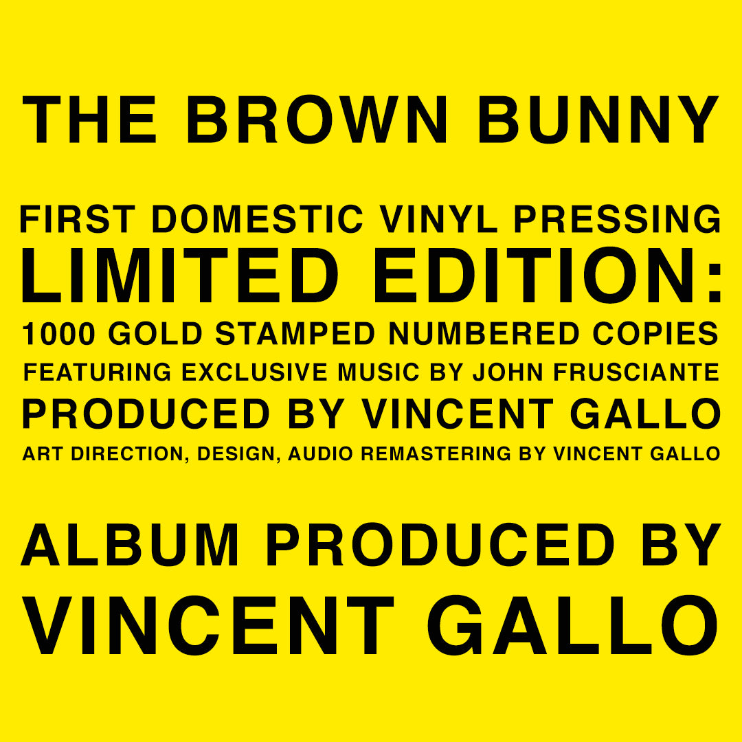 BrownBunny John Frusciante Vincent Gallo-