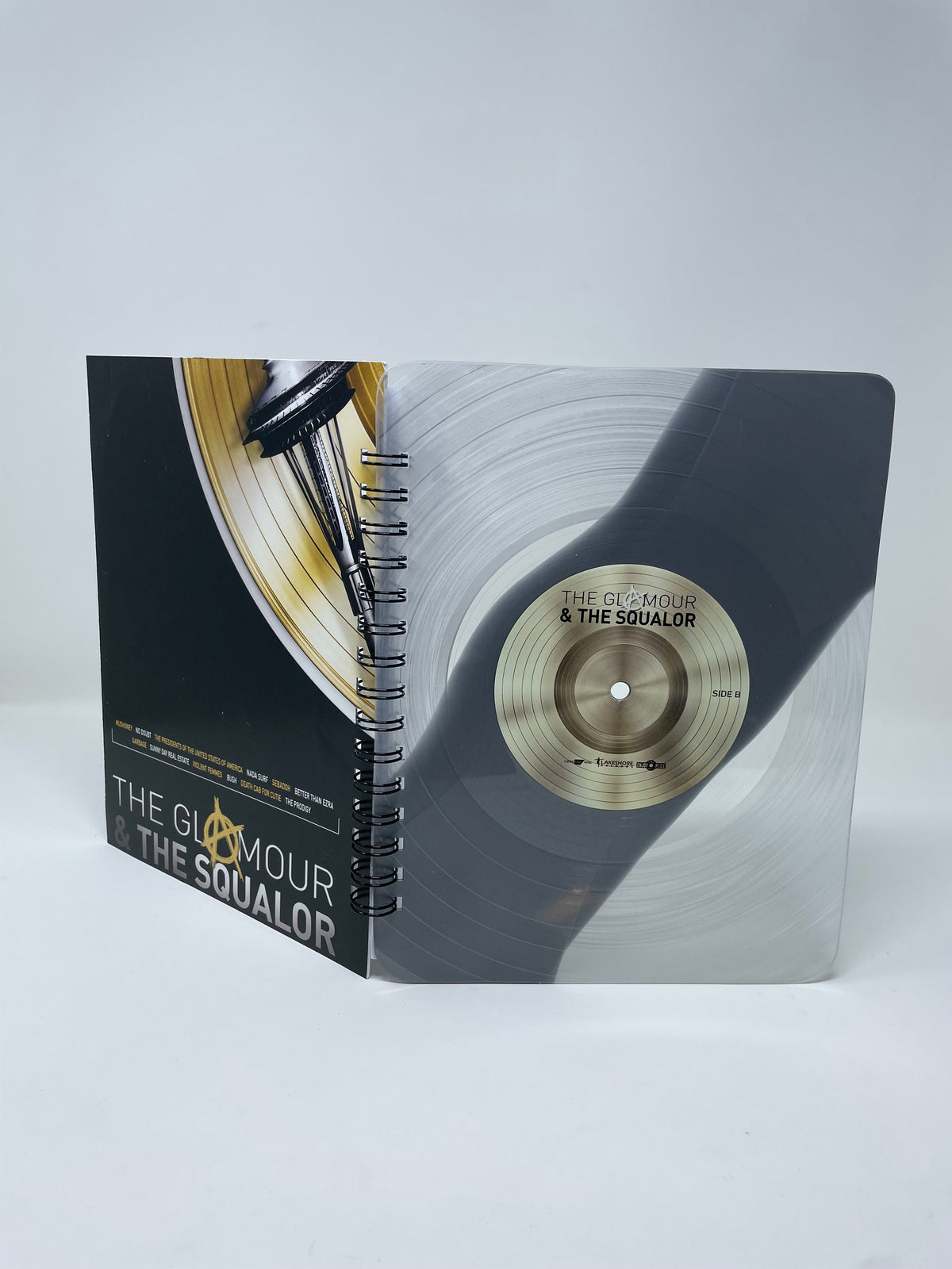 Repurposed Vinyl Lp Spiral Notebook