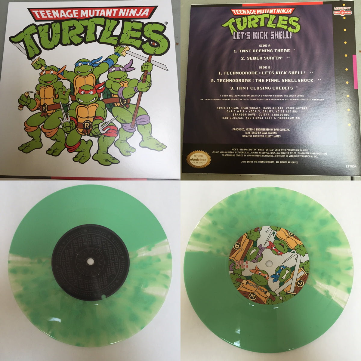 LET'S KICK SHELL! Teenage Mutant Ninja Turtles 7" Tribute (ETT004)