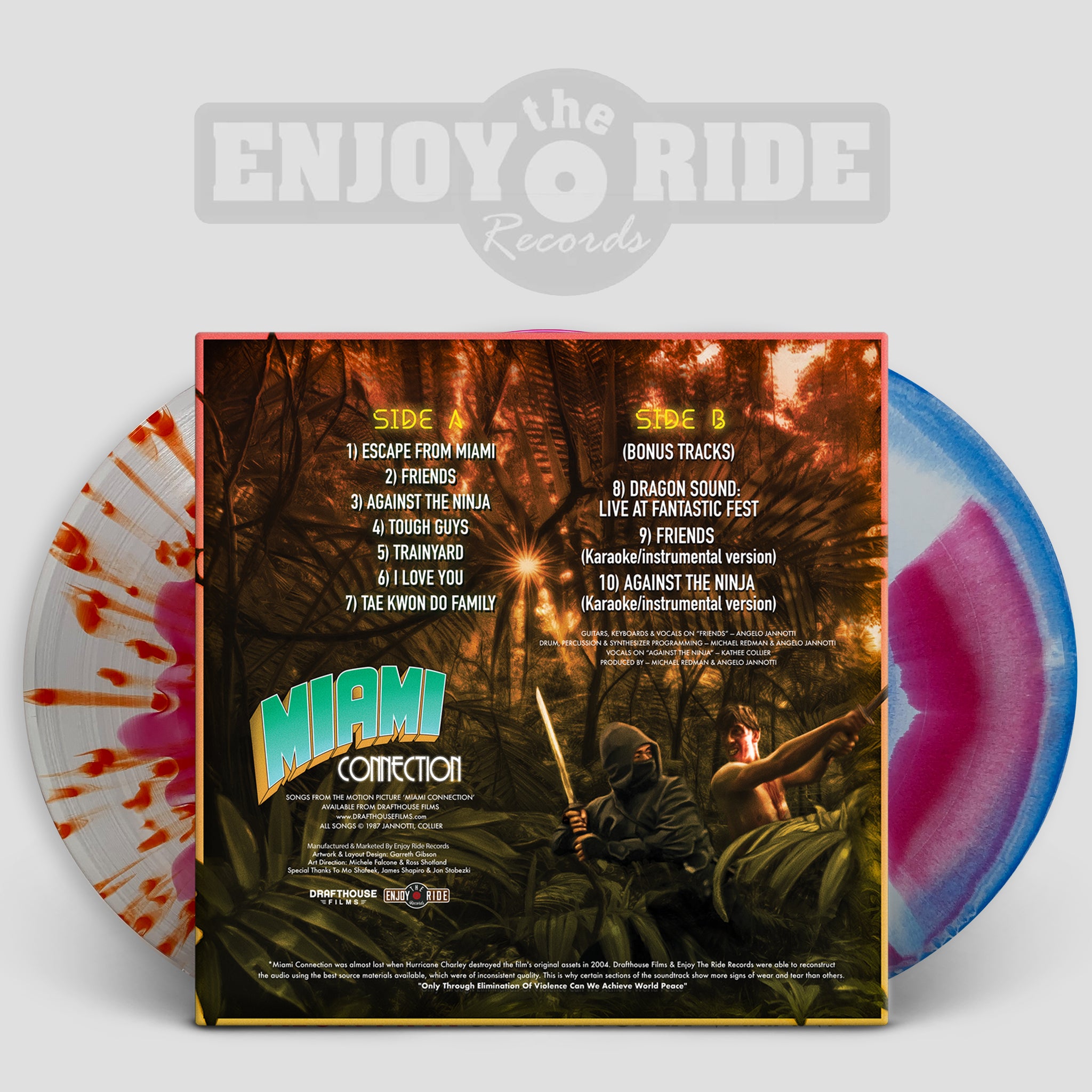Miami Connection Vinyl Soundtrack ETR119 Enjoy The Ride Records miami-connection-vinyl-soundtrack-etr119-enjoy-the-ride-records