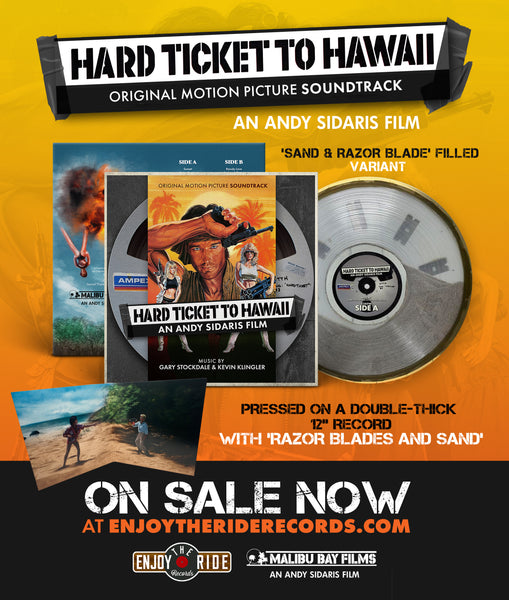 Hard Ticket To Hawaii Soundtrack: An Andy Sidaris Film Sand & Razor Blade FILLED Variant