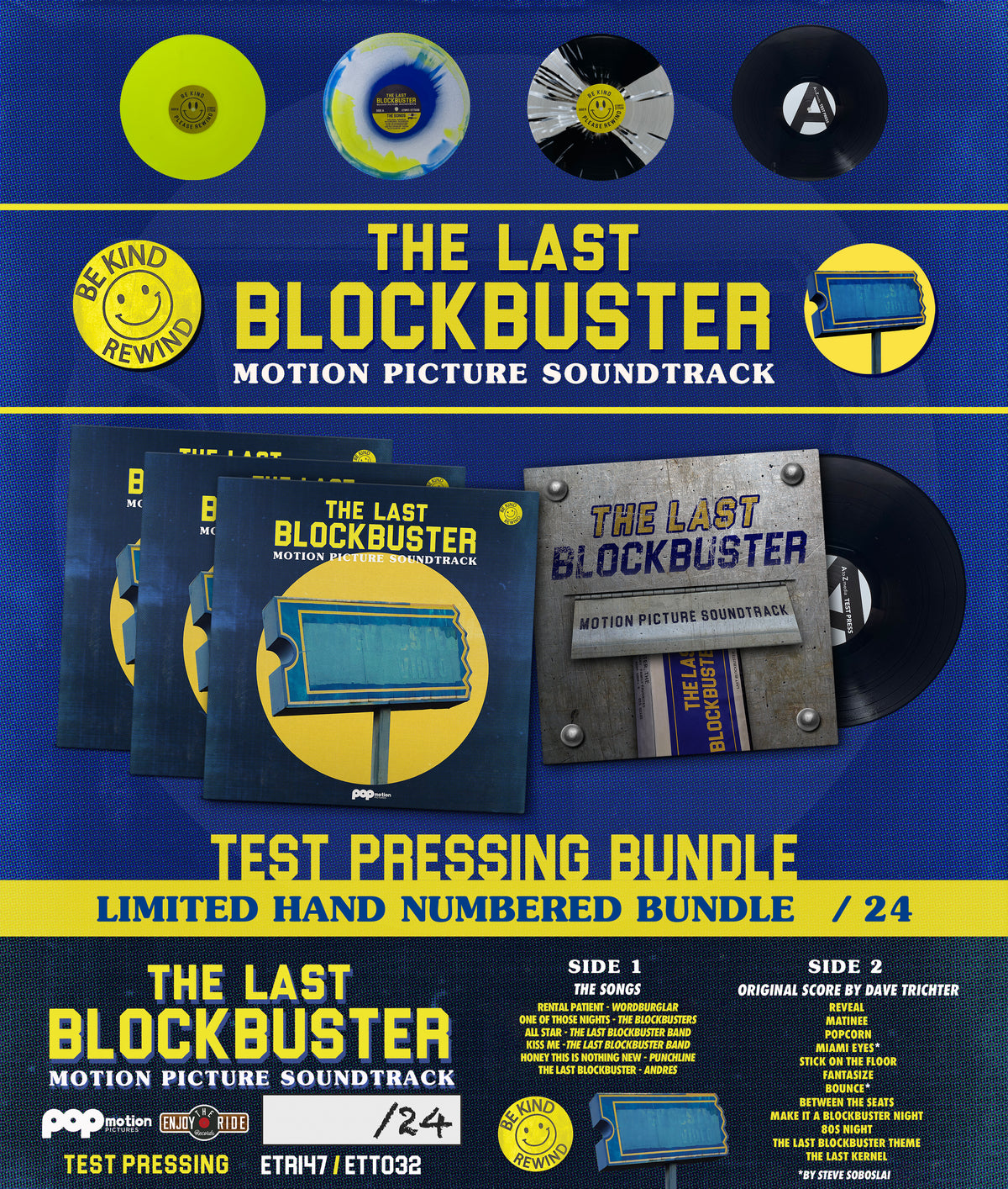 The Last Blockbuster Motion Picture Soundtrack (ETR147/ETT032)