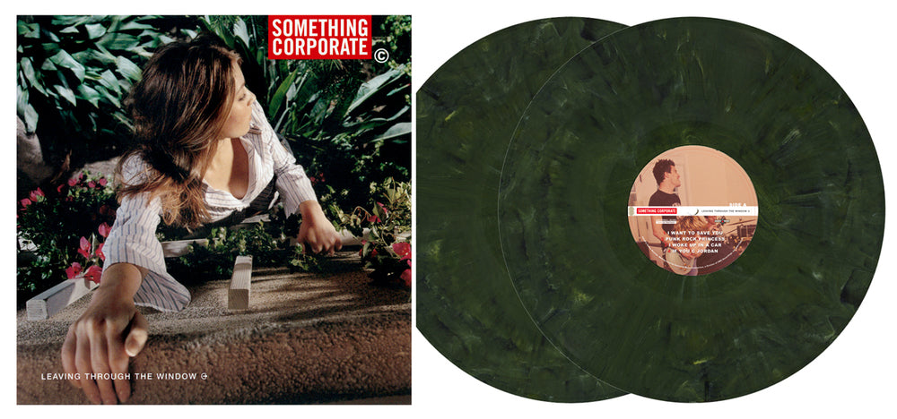 SOMETHING CORPORATE - LEAVING THROUGH THE WINDOW - 2xLP 11TH ANNIVERSARY PRESSING (ETR022)